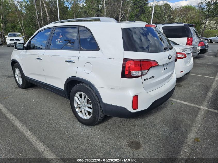 5XYKT4A72FG634755 | 2015 KIA SORENTO