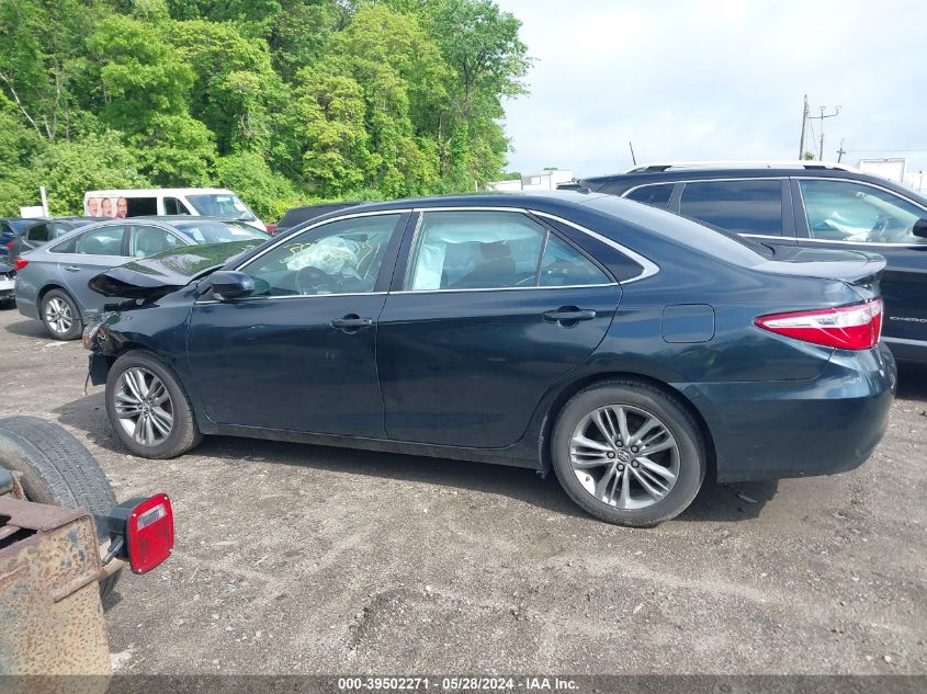 2015 Toyota Camry Se VIN: 4T1BF1FKXFU091426 Lot: 39502271