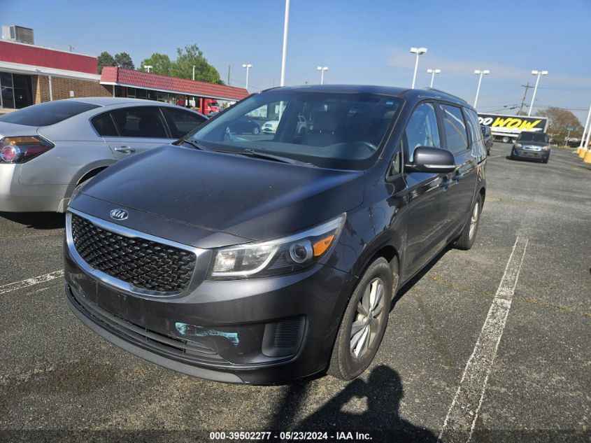 2016 Kia Sedona VIN: KNDMB5C10G6095390 Lot: 39502277