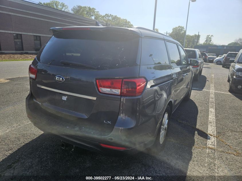 2016 Kia Sedona VIN: KNDMB5C10G6095390 Lot: 39502277