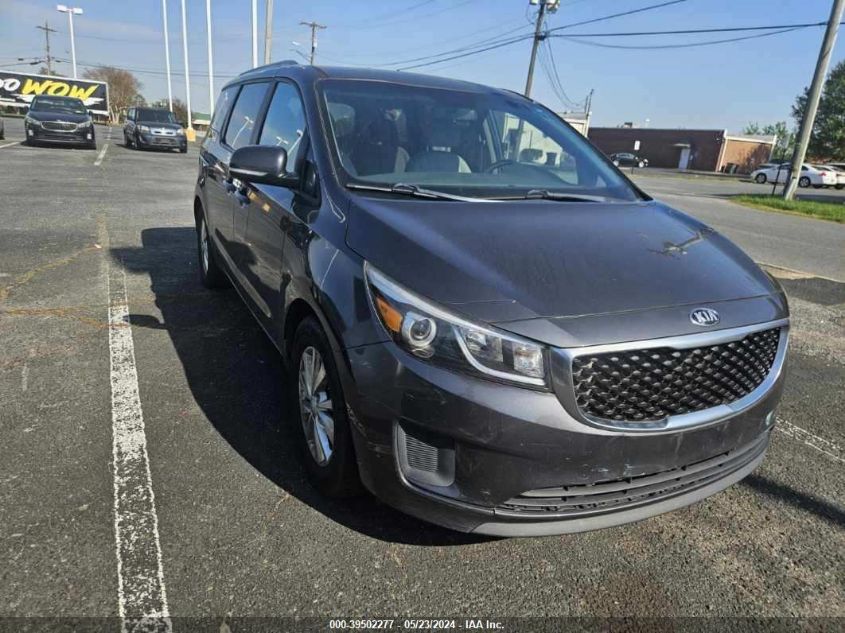 2016 Kia Sedona VIN: KNDMB5C10G6095390 Lot: 39502277