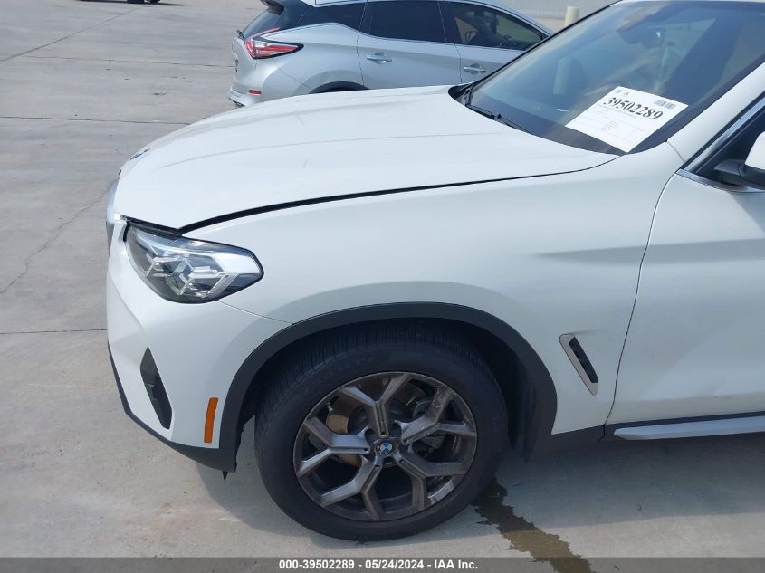 2023 BMW X3 xDrive30I VIN: WBX57DP01PN215787 Lot: 39502289