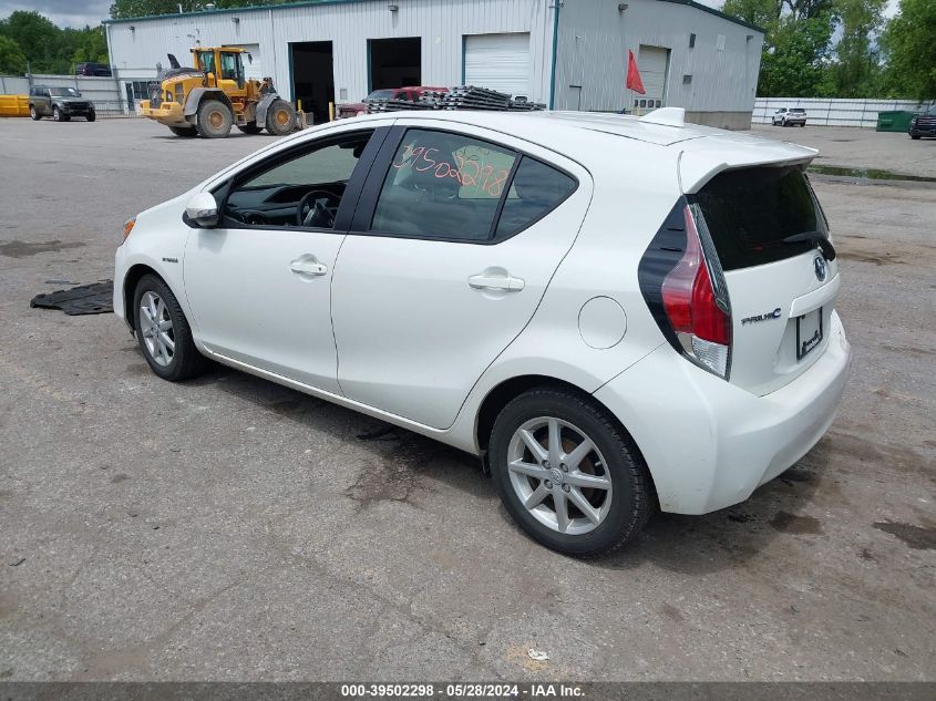 2016 Toyota Prius C Three VIN: JTDKDTB37G1135860 Lot: 39502298