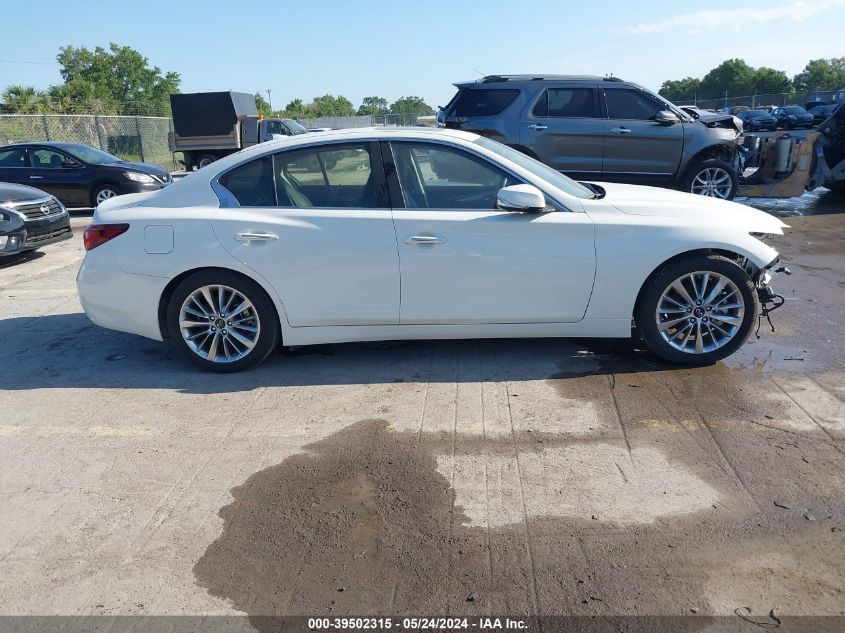 2021 Infiniti Q50 Luxe VIN: JN1EV7BPXMM705108 Lot: 39502315