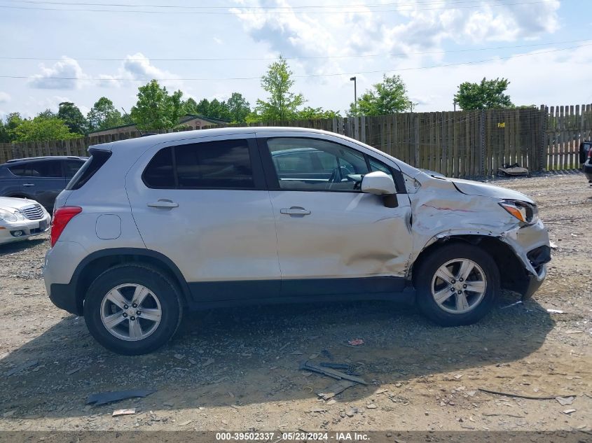 2021 Chevrolet Trax Fwd Ls VIN: KL7CJKSBXMB312581 Lot: 39502337