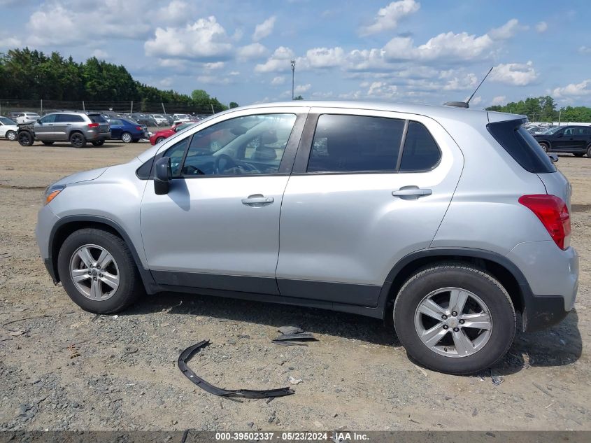 2021 Chevrolet Trax Fwd Ls VIN: KL7CJKSBXMB312581 Lot: 39502337