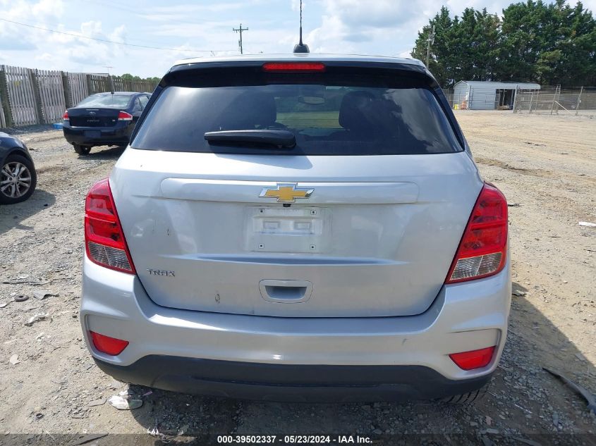 2021 Chevrolet Trax Fwd Ls VIN: KL7CJKSBXMB312581 Lot: 39502337