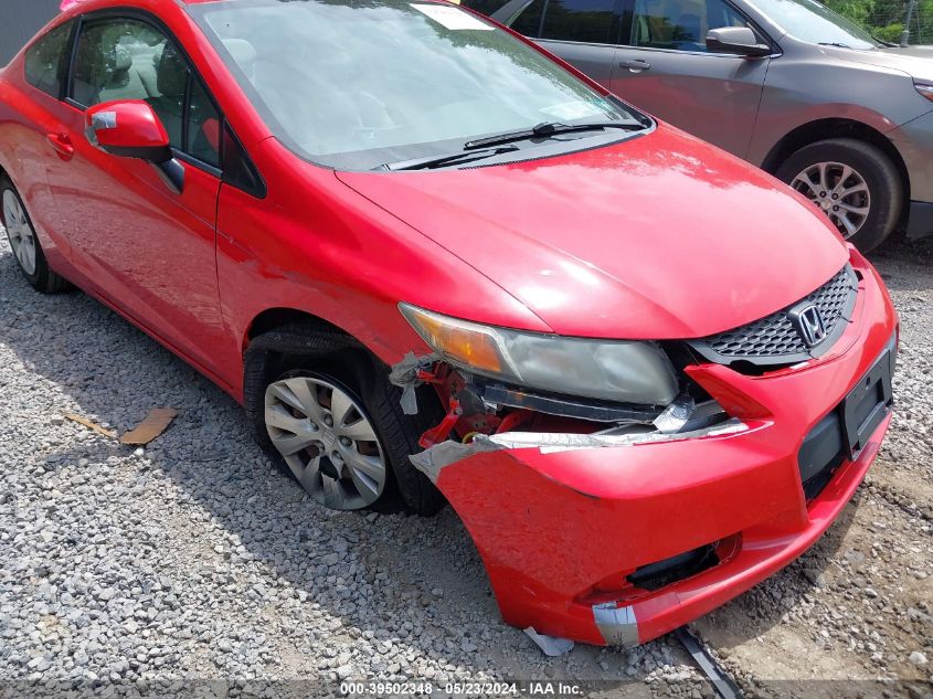 2012 Honda Civic Lx VIN: 2HGFG3B57CH567369 Lot: 39502348