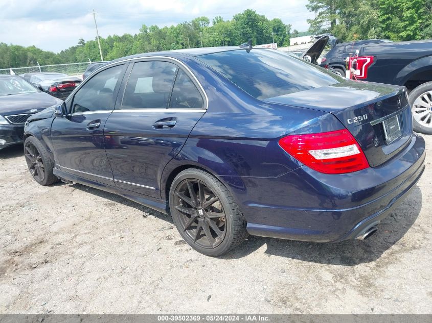 2014 Mercedes-Benz C 250 Luxury/Sport VIN: WDDGF4HB0EA927730 Lot: 39502369