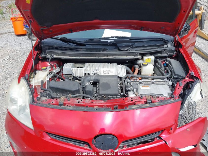 2012 Toyota Prius Three VIN: JTDKN3DU1C1509909 Lot: 39502382