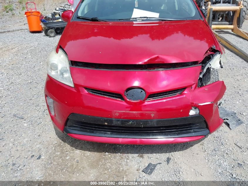 2012 Toyota Prius Three VIN: JTDKN3DU1C1509909 Lot: 39502382