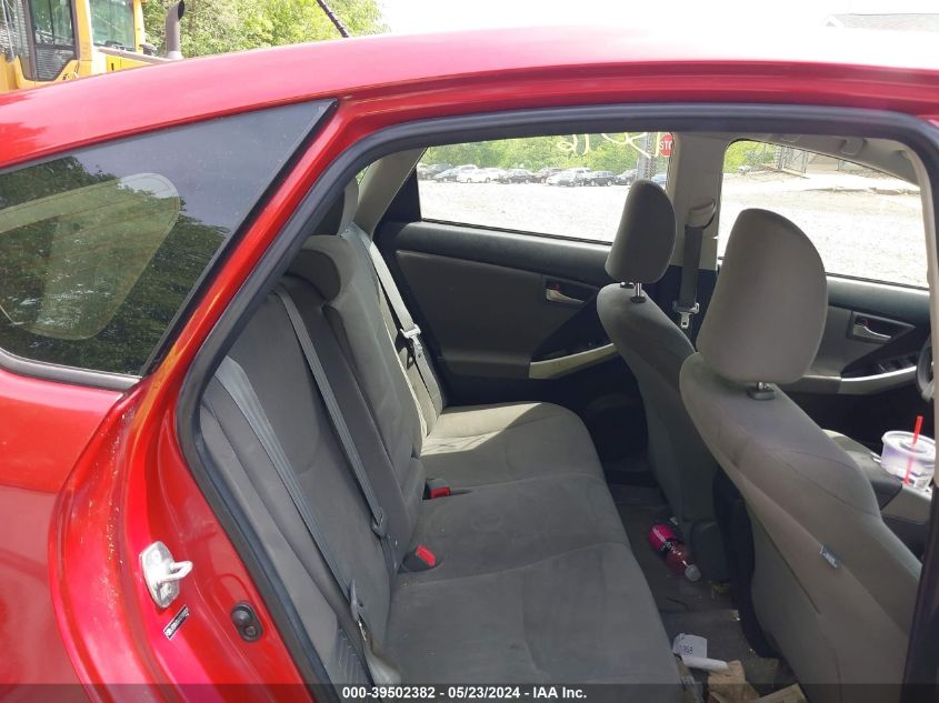 2012 Toyota Prius Three VIN: JTDKN3DU1C1509909 Lot: 39502382