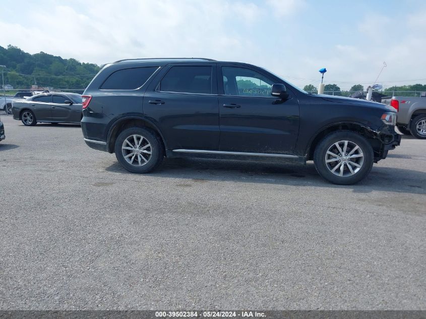 2014 Dodge Durango Limited VIN: 1C4RDJDG3EC443662 Lot: 39502384