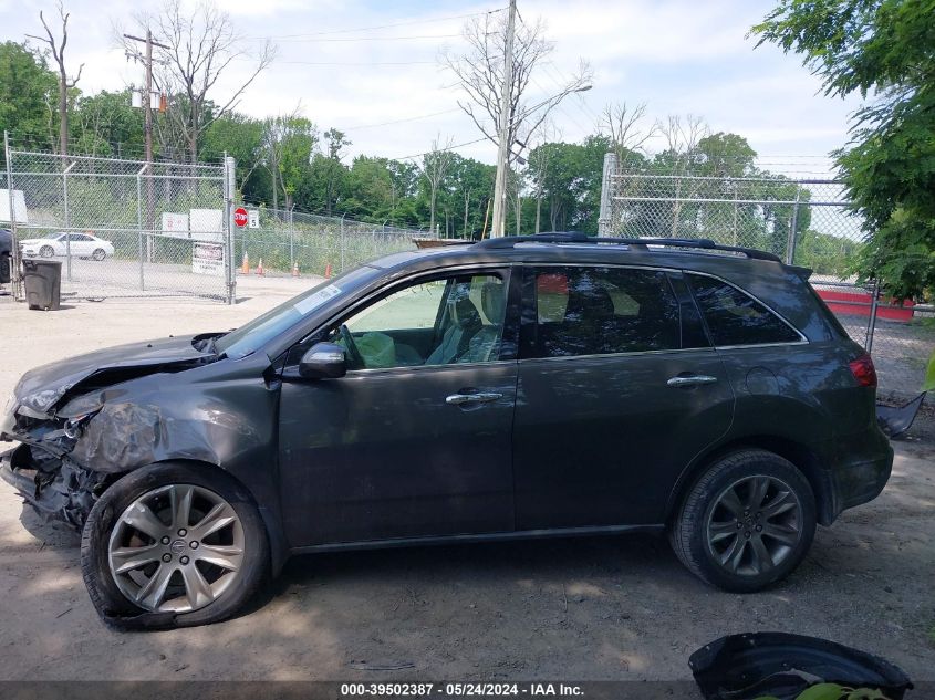 2012 Acura Mdx Advance Package VIN: 2HNYD2H63CH535121 Lot: 39502387