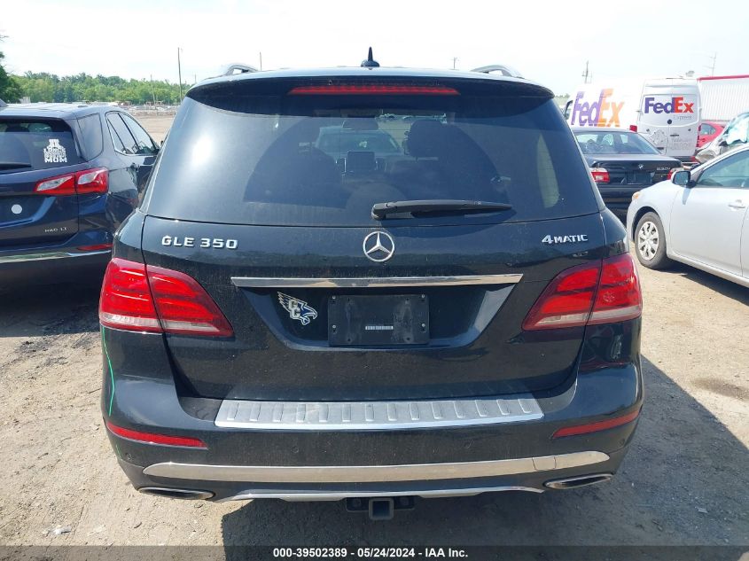 2016 Mercedes-Benz Gle 350 4Matic VIN: 4JGDA5HB5GA670094 Lot: 39502389