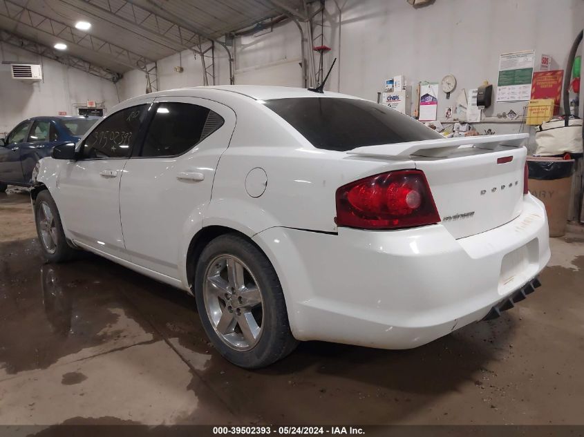 2013 Dodge Avenger Se VIN: 1C3CDZAB2DN536662 Lot: 39502393