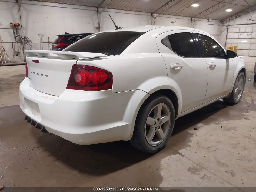 2013 Dodge Avenger Se VIN: 1C3CDZAB2DN536662 Lot: 39502393