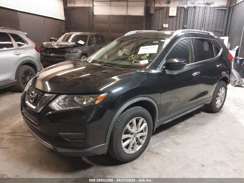 2017 Nissan Rogue Sv VIN: JN8AT2MV3HW018230 Lot: 39502395