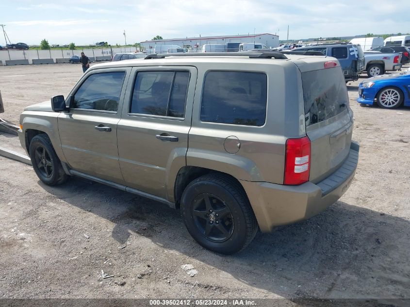 2007 Jeep Patriot Sport VIN: 1J8FT28077D273403 Lot: 39502412