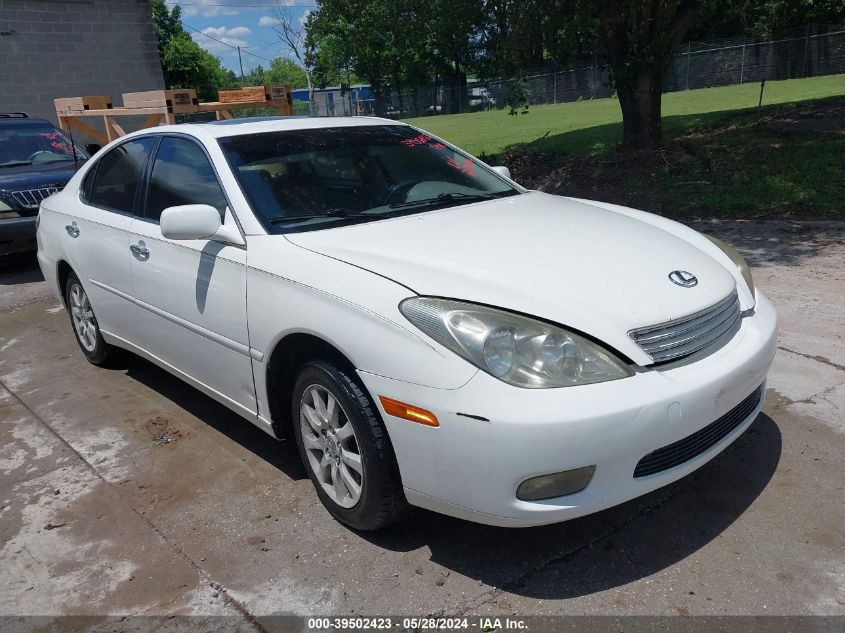 2002 Lexus Es 300 Base (A4) VIN: JTHBF30GX20057118 Lot: 39502423