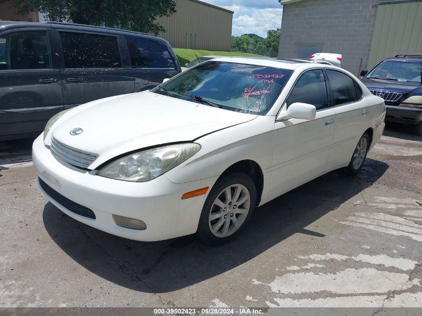 2002 Lexus Es 300 Base (A4) VIN: JTHBF30GX20057118 Lot: 39502423