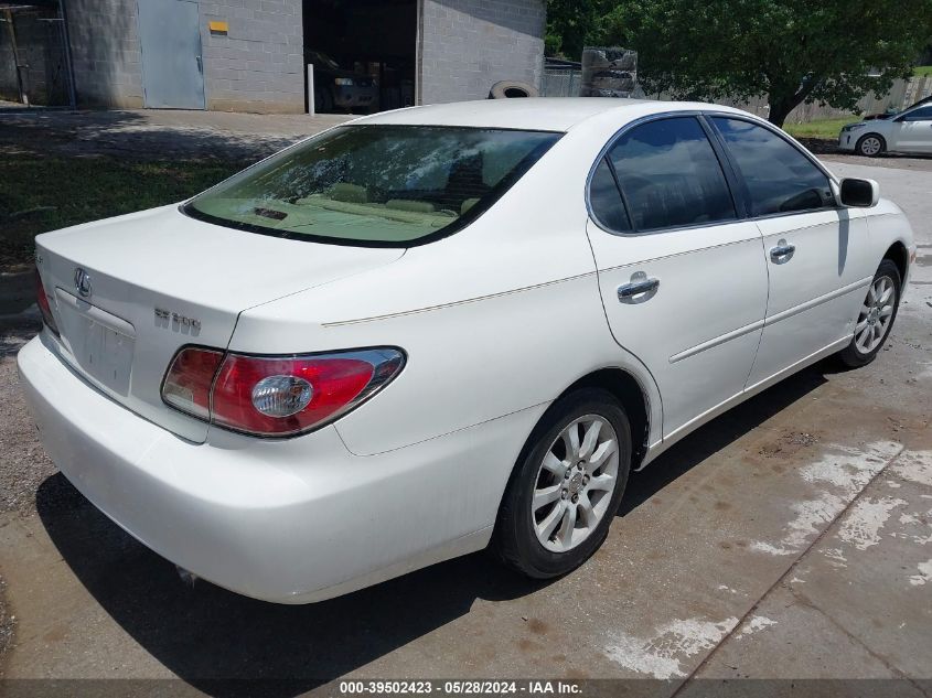 2002 Lexus Es 300 Base (A4) VIN: JTHBF30GX20057118 Lot: 39502423