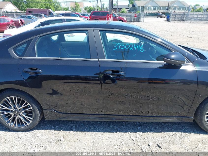 2022 Kia Forte Gt-Line VIN: 3KPF54AD6NE442946 Lot: 39502446