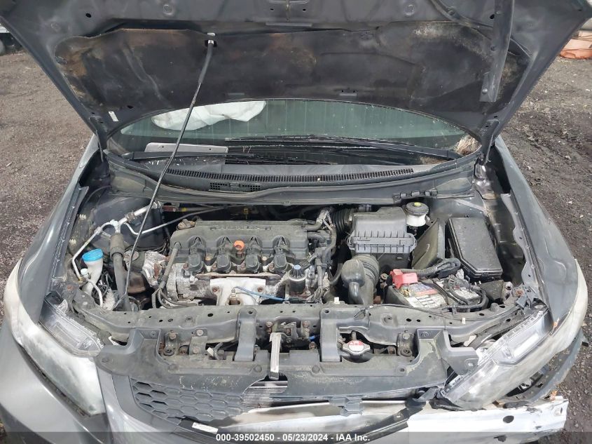 2013 Honda Civic Lx VIN: 2HGFG3B54DH510984 Lot: 39502450