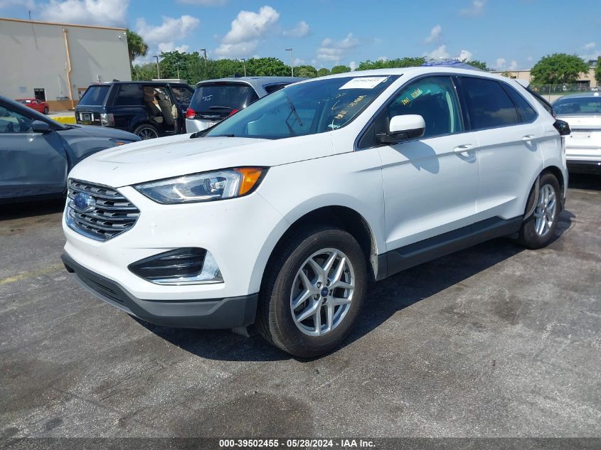 2022 Ford Edge Sel VIN: 2FMPK4J9XNBA34414 Lot: 39502455