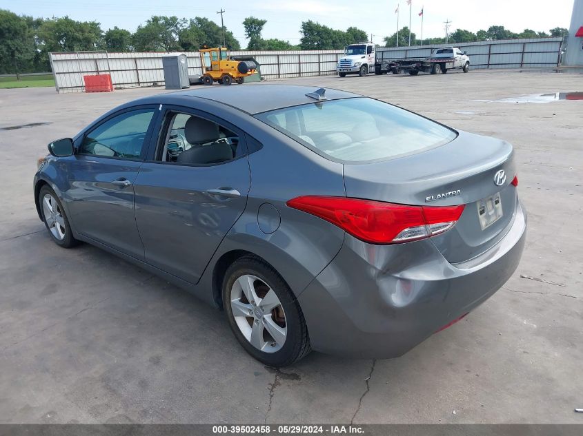 2013 Hyundai Elantra Gls VIN: 5NPDH4AE4DH399404 Lot: 39502458