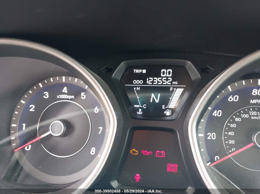 2013 Hyundai Elantra Gls VIN: 5NPDH4AE4DH399404 Lot: 39502458