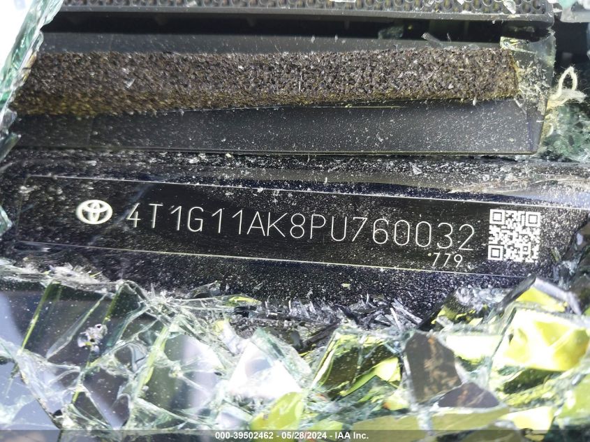 2023 TOYOTA CAMRY SE NIGHT SHADE/SE - 4T1G11AK8PU760032