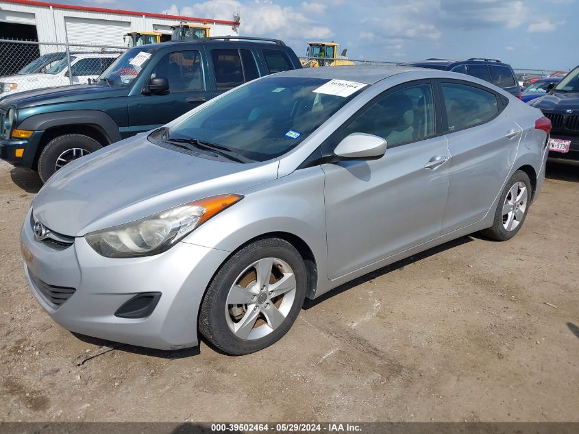 2013 Hyundai Elantra Gls VIN: 5NPDH4AE8DH396330 Lot: 39502464