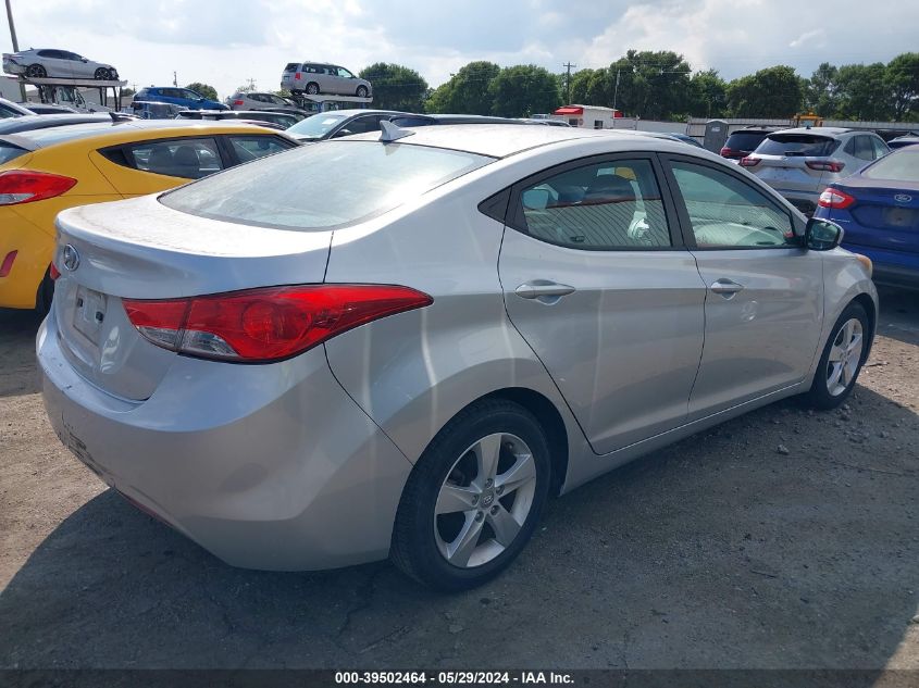 2013 Hyundai Elantra Gls VIN: 5NPDH4AE8DH396330 Lot: 39502464