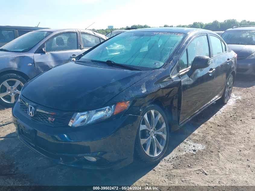 2012 Honda Civic Si VIN: 2HGFB6E56CH705835 Lot: 39502472