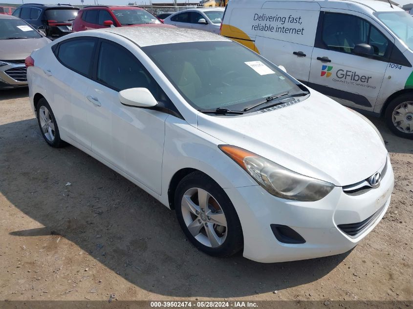 2013 Hyundai Elantra Gls VIN: 5NPDH4AE6DH370728 Lot: 39502474