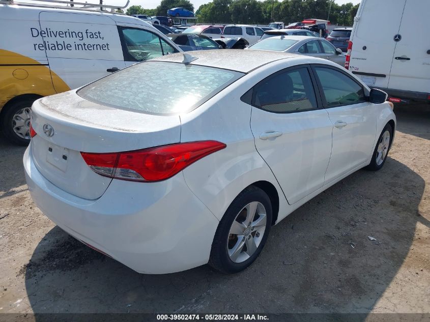 2013 Hyundai Elantra Gls VIN: 5NPDH4AE6DH370728 Lot: 39502474