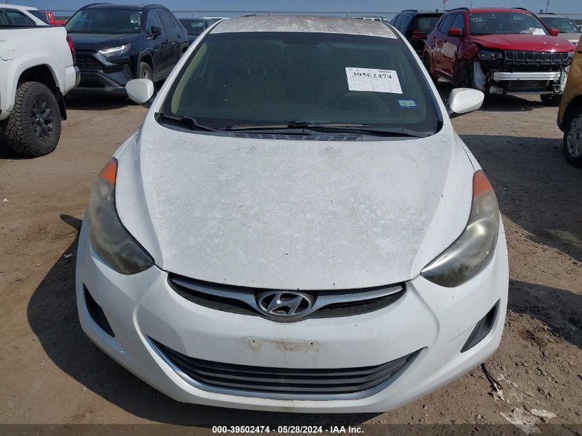 2013 Hyundai Elantra Gls VIN: 5NPDH4AE6DH370728 Lot: 39502474