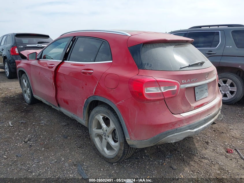 2018 Mercedes-Benz Gla 250 4Matic VIN: WDCTG4GBXJJ497524 Lot: 39502491