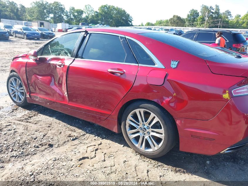 2013 Lincoln Mkz VIN: 3LN6L2G96DR803396 Lot: 39502519