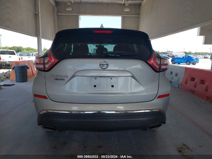2017 Nissan Murano S VIN: 5N1AZ2MG4HN121959 Lot: 39502532