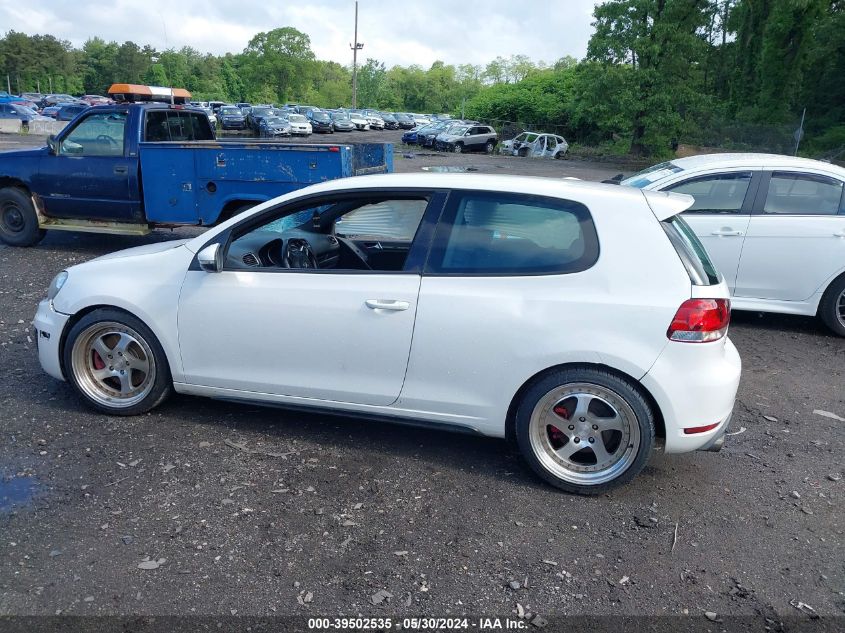 2012 Volkswagen Gti VIN: WVWED7AJ8CW128854 Lot: 39502535