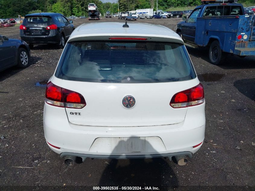 2012 Volkswagen Gti VIN: WVWED7AJ8CW128854 Lot: 39502535