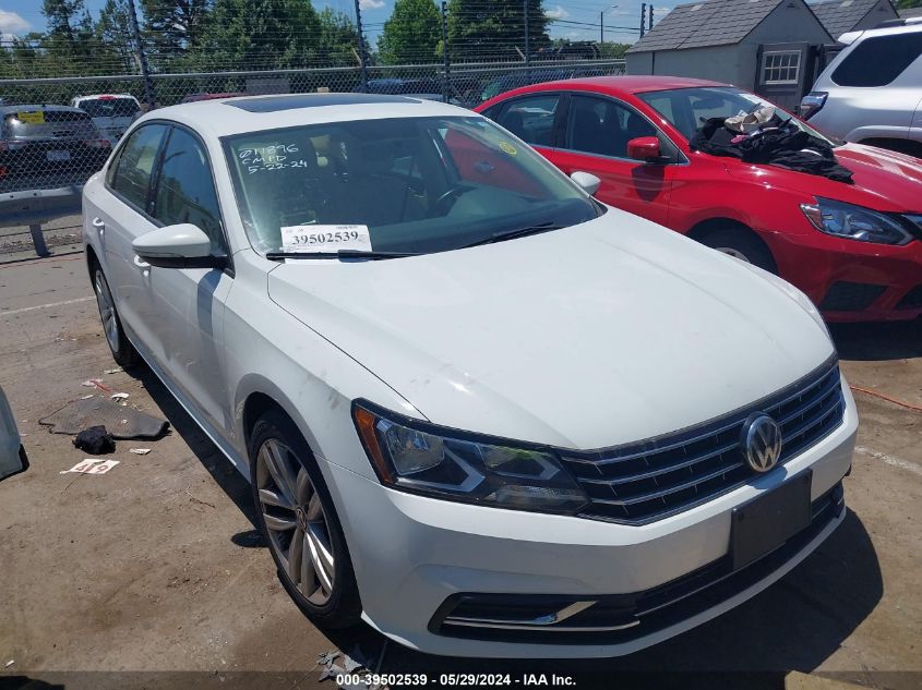 2019 Volkswagen Passat 2.0T Wolfsburg Edition VIN: 1VWLA7A30KC011896 Lot: 39502539