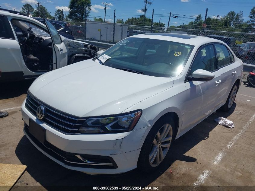 2019 Volkswagen Passat 2.0T Wolfsburg Edition VIN: 1VWLA7A30KC011896 Lot: 39502539