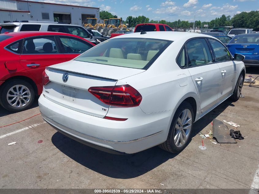 2019 Volkswagen Passat 2.0T Wolfsburg Edition VIN: 1VWLA7A30KC011896 Lot: 39502539