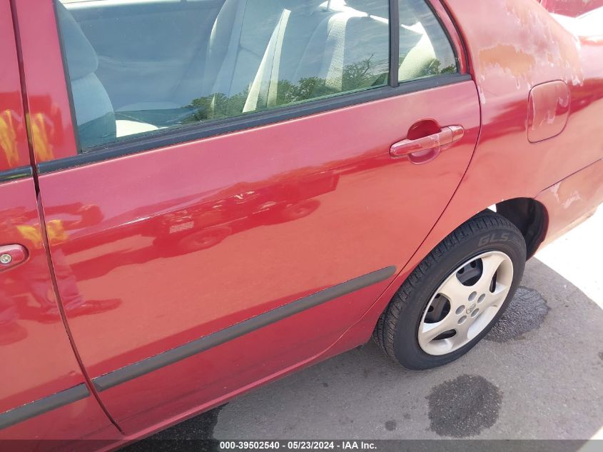 2005 Toyota Corolla Ce VIN: 2T1BR32E55C493857 Lot: 39502540