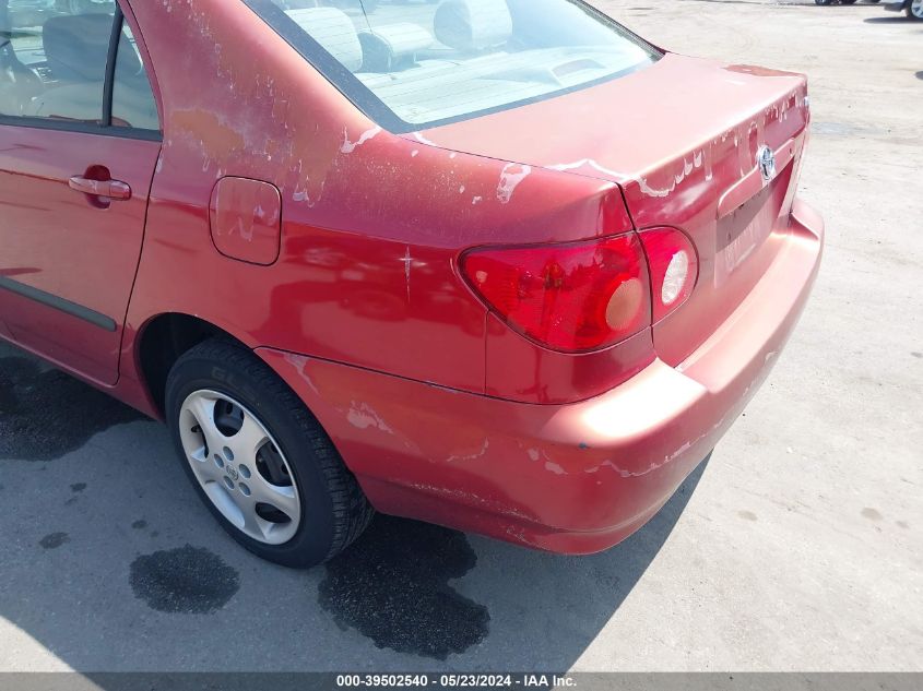 2005 Toyota Corolla Ce VIN: 2T1BR32E55C493857 Lot: 39502540