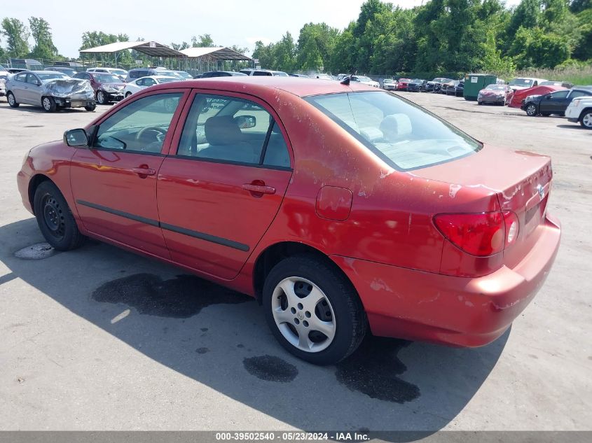 2005 Toyota Corolla Ce VIN: 2T1BR32E55C493857 Lot: 39502540