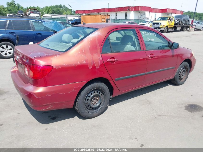 2005 Toyota Corolla Ce VIN: 2T1BR32E55C493857 Lot: 39502540